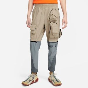 Nike ISPA beige grey convertible pants | size small